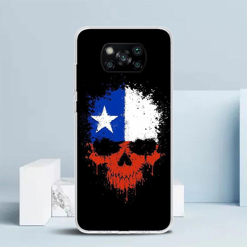 

Chile Flag Soft Cover for Xiaomi Poco F7 Ultra X7 X6 X5 Pro M7 Phone Case Redmi 15 15C 13 13C 12 12C 10 10C Print Shell Poco X7 Redmi 13C