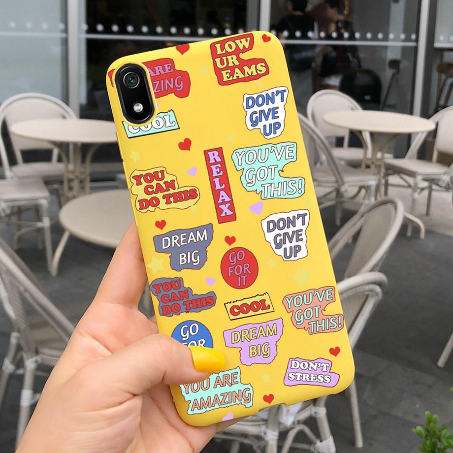 For Xiaomi Redmi Note 7 Case Redmi 7 7A  Soft Silicoen Love Heart Flowers Back Cover Phone Case On Redmi 7A Note7 Redmi7 Bumper