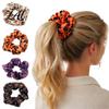 Halloween Hair Ties Ties High Elasticity Scrunchies Soft Stretchy Bands with Ghost Witch Elastics Hat Bat Spider Web Design Pleated Ponytail