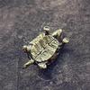 Vintage Messing Krokodil Schildkröte Ornamente Zuhause Schildkröte Schlüsselanhänger Anhänger Tee Haustier Ornamente Schildkröte Handwerk Figuren Großhandel