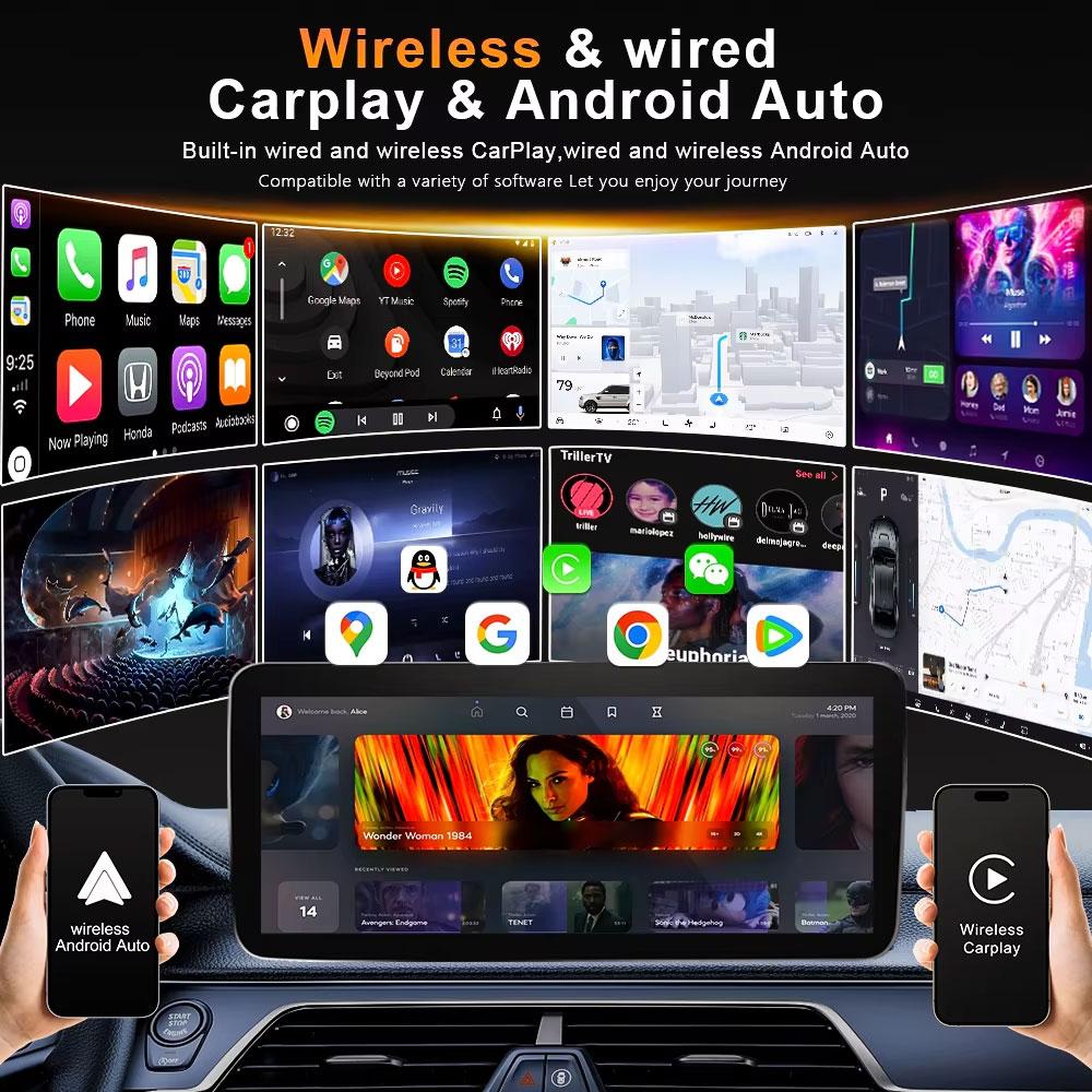 12.3" Android For Dodge Grand Caravan 2009-2020 4G Wifi BT High-performance GPS Navigation No 2din Auto Radio Stereo Head Unit