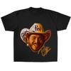 Post Malone Portrait Graphic T Shirt Unisex Unisex Signature Print Cotton Short Sleeve Loose Casual Hip Hop Streetwear Tops