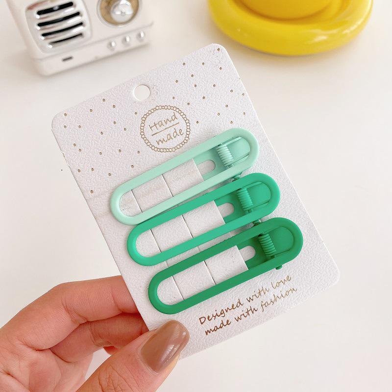 Colorful Hollow Square Hair Clips for Children - Stylish Metal Hairpins for Babies