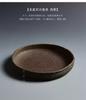 Tea Saucers Tea Tray Round Shape Natural StonePlate Teapot Holder Teaware Volcanics Rock KungFu Home Decoration Table Ornament