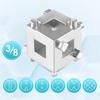 3/8" Cube Brake Caliper Compression Tool, Stainless Steel Disc Brake Piston C