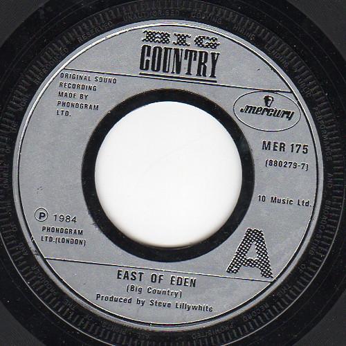 

7inch Record BIG COUNTRY - East Of Eden MER175 Mercury 1984 UK Rock Used