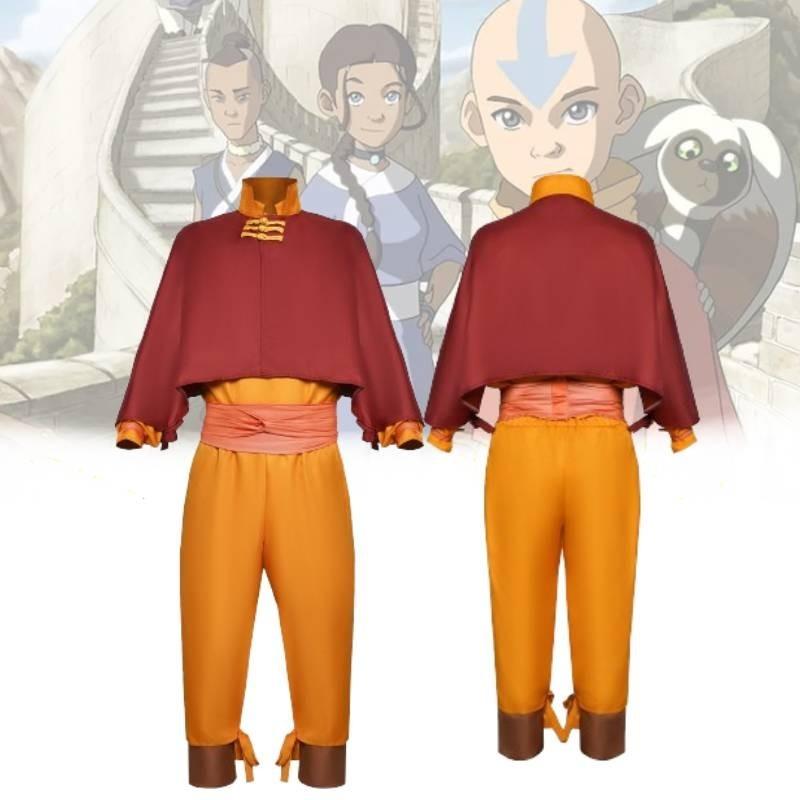 Stylish The Last Airbender Roleplay Costume With Soft Flexible Spandex Fabric