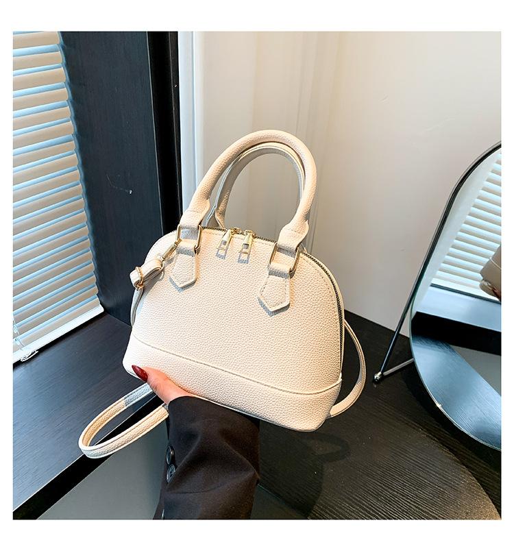 Small bag women's 2025 new fashion retro portable shell bag simple casual shoulder messenger bag women's bag