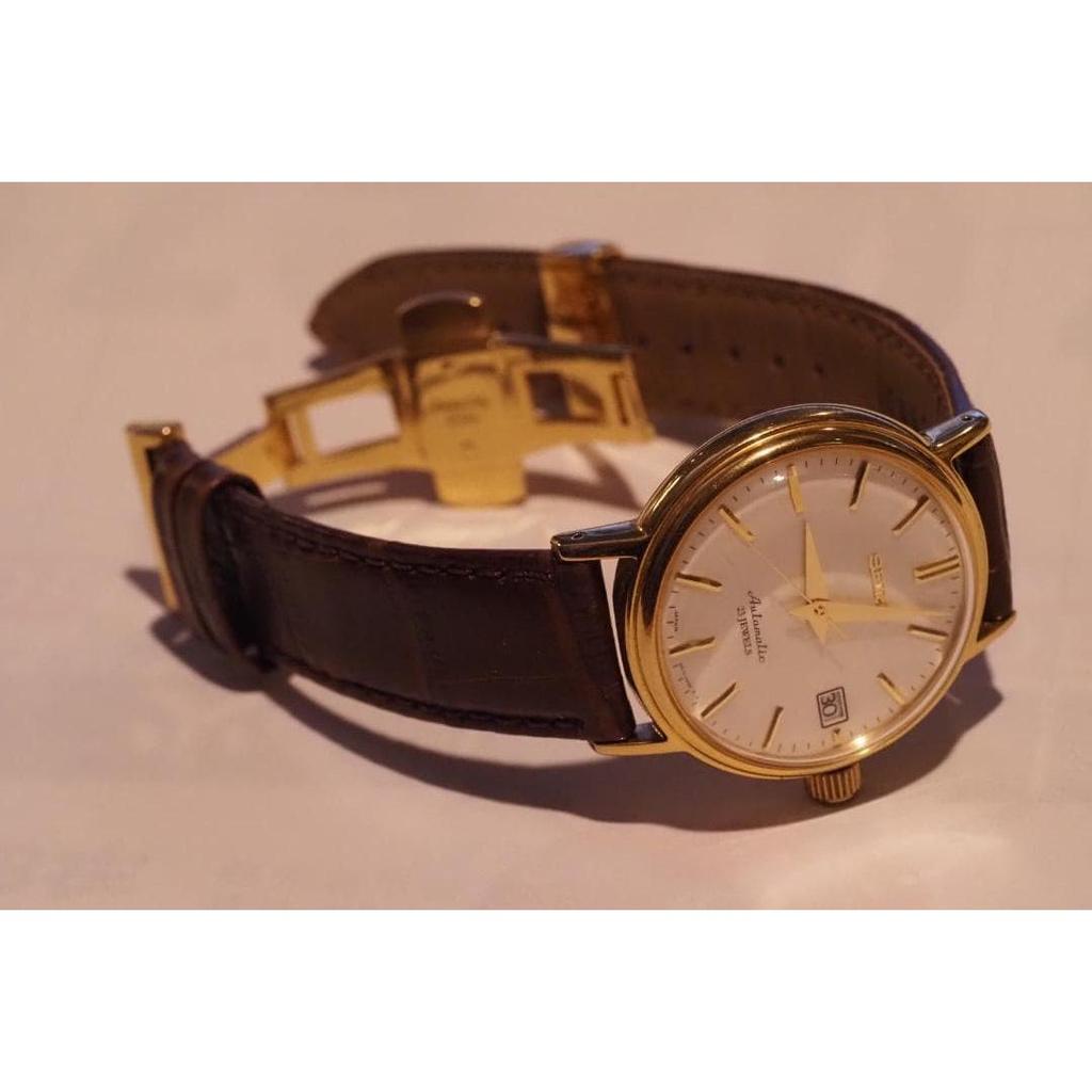 Used SEIKO Automatic Gold Watch 6r15-00v0