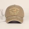 Yellowstone Horse Print Washed Baseball Cap Lightweight, Breathable, Loose And Comfortable
