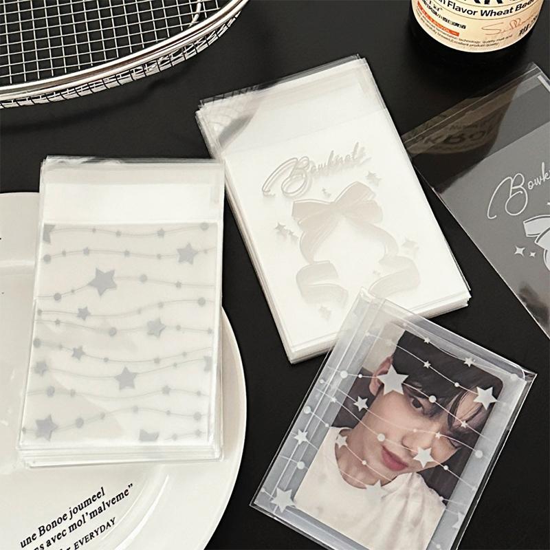 50 ks Roztomilé kreslené uzavíratelné sáčky Samolepící kreativní sáčky na cukroví Malé sáčky na sladkosti Sáčky na svačinu Dárkové balení sáček