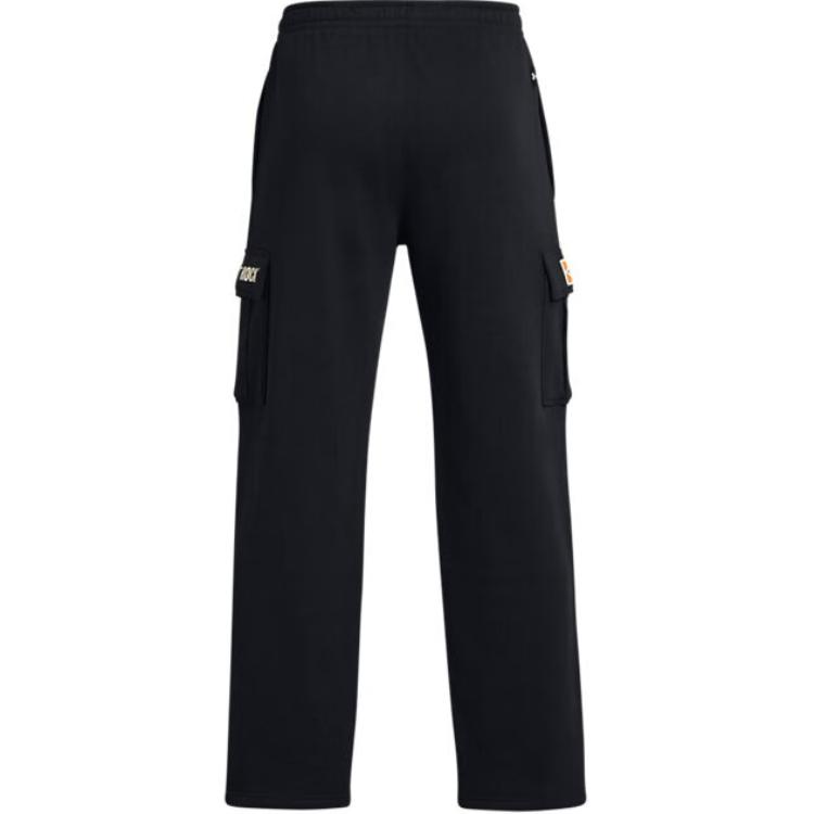 Under Armour Project Rock Training Casual Straight Leg Sports Pants Men bottoms Black 1386903-001