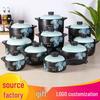Large Capacity Heat Resistant Ceramic Stew Pot Ming Health Home Gift