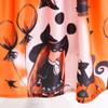 New Fancy Magic Witch Halloween Costume for Kids Bat Ghost Gothic Black Dress for Girl Carnival Party Halloween Girls Princess Dress