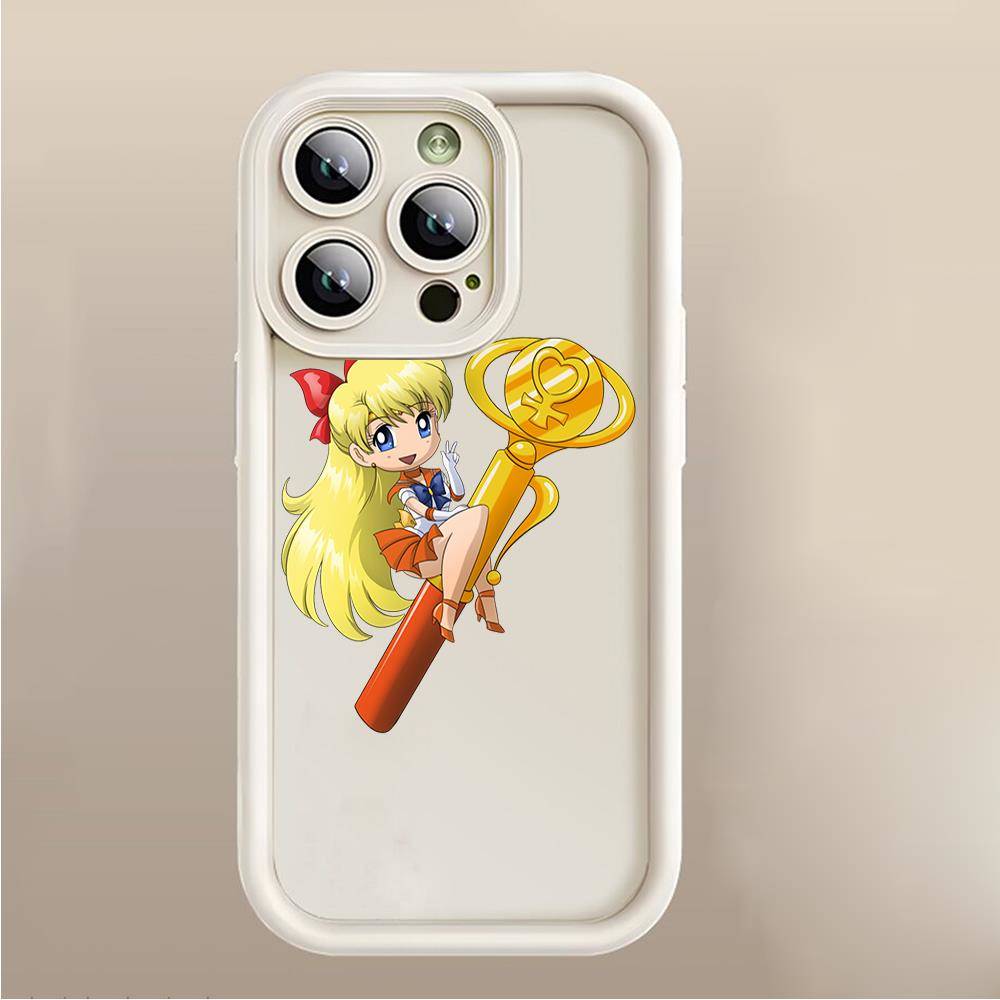 D-41 Cute Sailor Moon  Case for iPhone 15 14 13 12 8 Plus Samsung S24 S23 Ultra A04S A05S Huawei P40 P50 P60 Nova 11 Pro Max OPPO A17K Reno 10