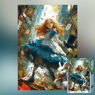 (PS) Quebra-cabeça de espaço-tempo Alice, personagem de 1000 peças, quebra-cabeças populares coreanos