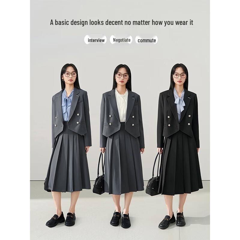 Women's Professional Blazer Suit Set
