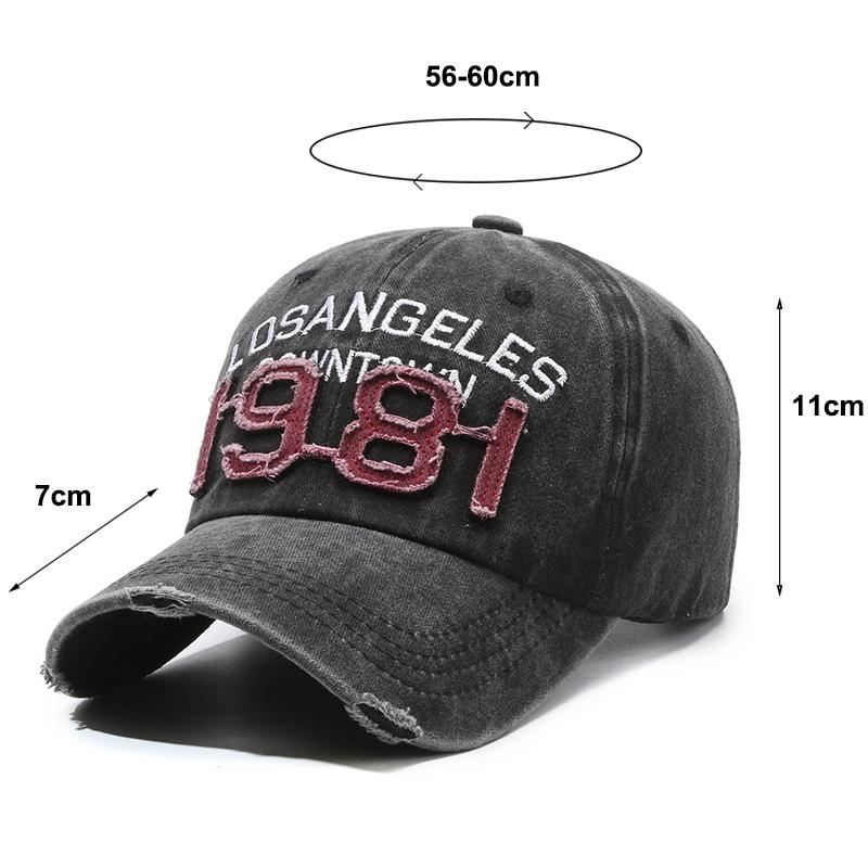 Spring Autumn Cap Men's Baseball Cap Women's Digital Embroidered Cap