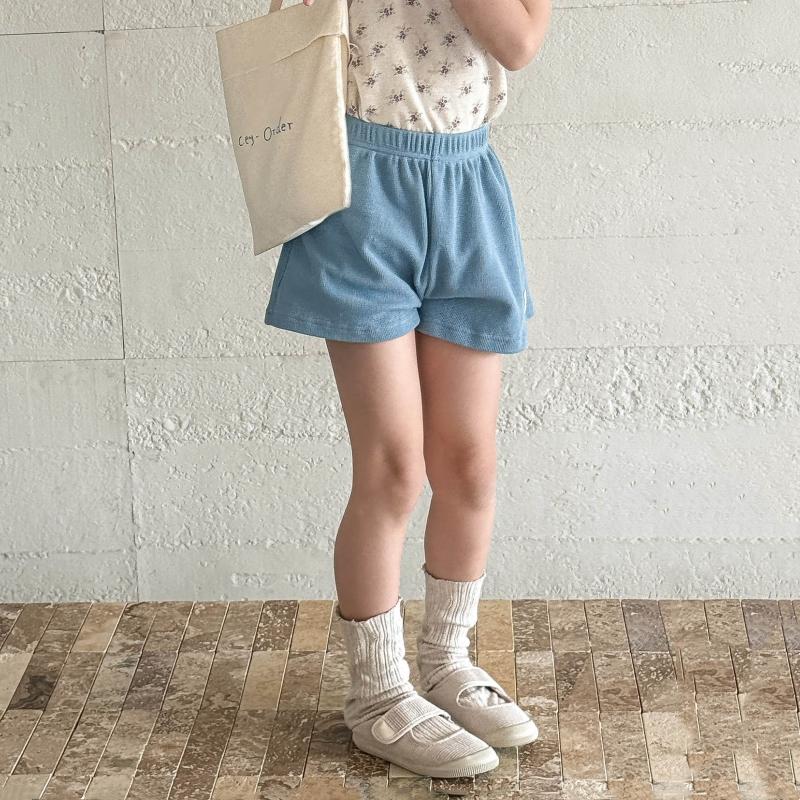 Summer Baby Boys Sports Shorts Striped Elastic Breathable Korean Style Casual Pants Children Shorts Clothes