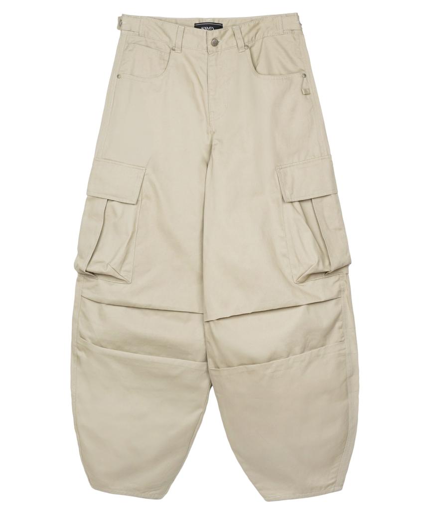 IDWS Andy Twill Balloon Cargo Pants Beige