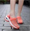 New Sandals Women's Autumn and Summer New Hollow Hole Shoes European and American Flying Woven Mesh Large Size Women's Shoes