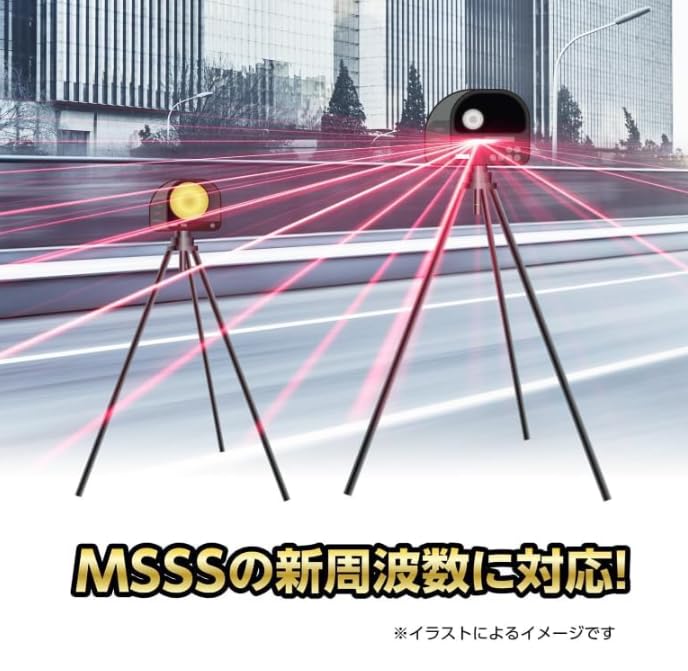 BLITZ TL405R compatible with speed increase in reception Equipped with MSSS scan function to reduce false alarms by Compatible with new frequency