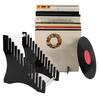 Record Storage Holder 12 Slots Acrylic   Record   Easy Assembly Access Record Stand for Music Collection Album