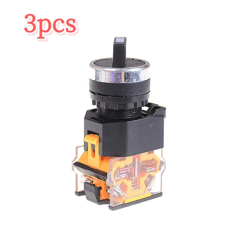 New 2 Position NO NC Maintained Select Selector Switch Rotary Switch LA38-11X2