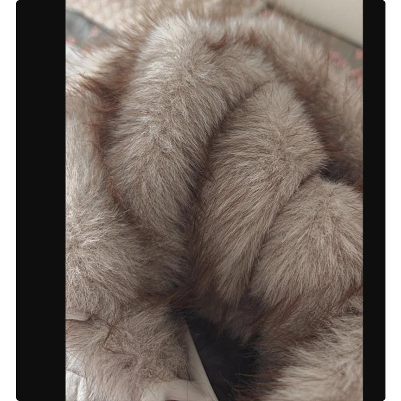 Women Winter Thicken Cotton Jacket Cat Ear Faux Fur Hoodie Cute Print Warm Parka Coat