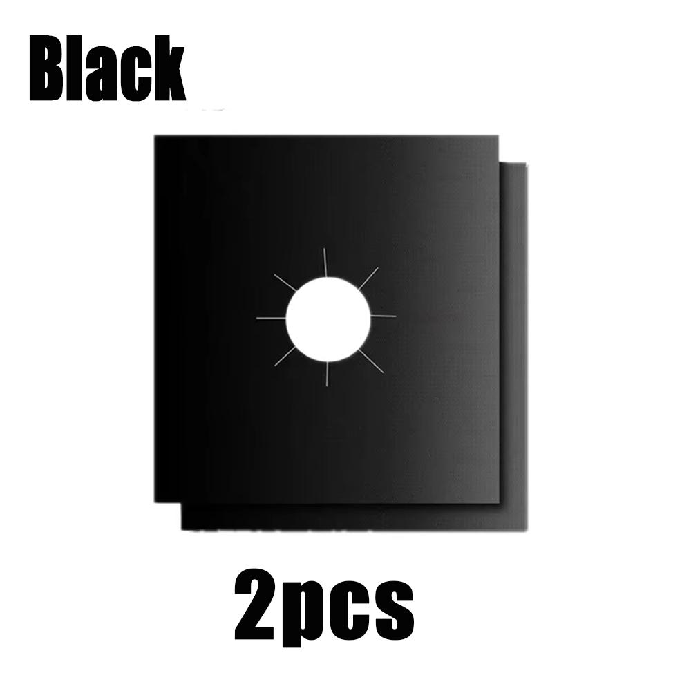 2/4/8 Stück Wiederverwendbare Saubere Matte Pad Gaskochfeld Oberflächenschutzpad Waschbar Öl- und Schmutzabweisend Küchenreinigungszubehör