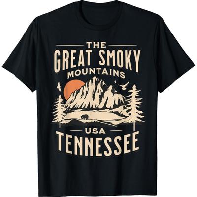 Great Smoky Mountains National Park Tennessee Hike Outdoors T-Shirt
