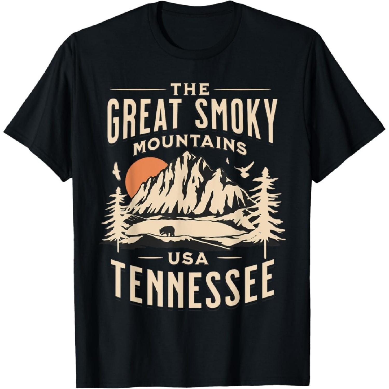 Great Smoky Mountains National Park Tennessee Hike Outdoors T-Shirt S