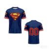 2026 New Men's Superman Football Shirt Neutral Justice League Shirt Fitness Avengers League Anime 3D Print Superhero T-shirt