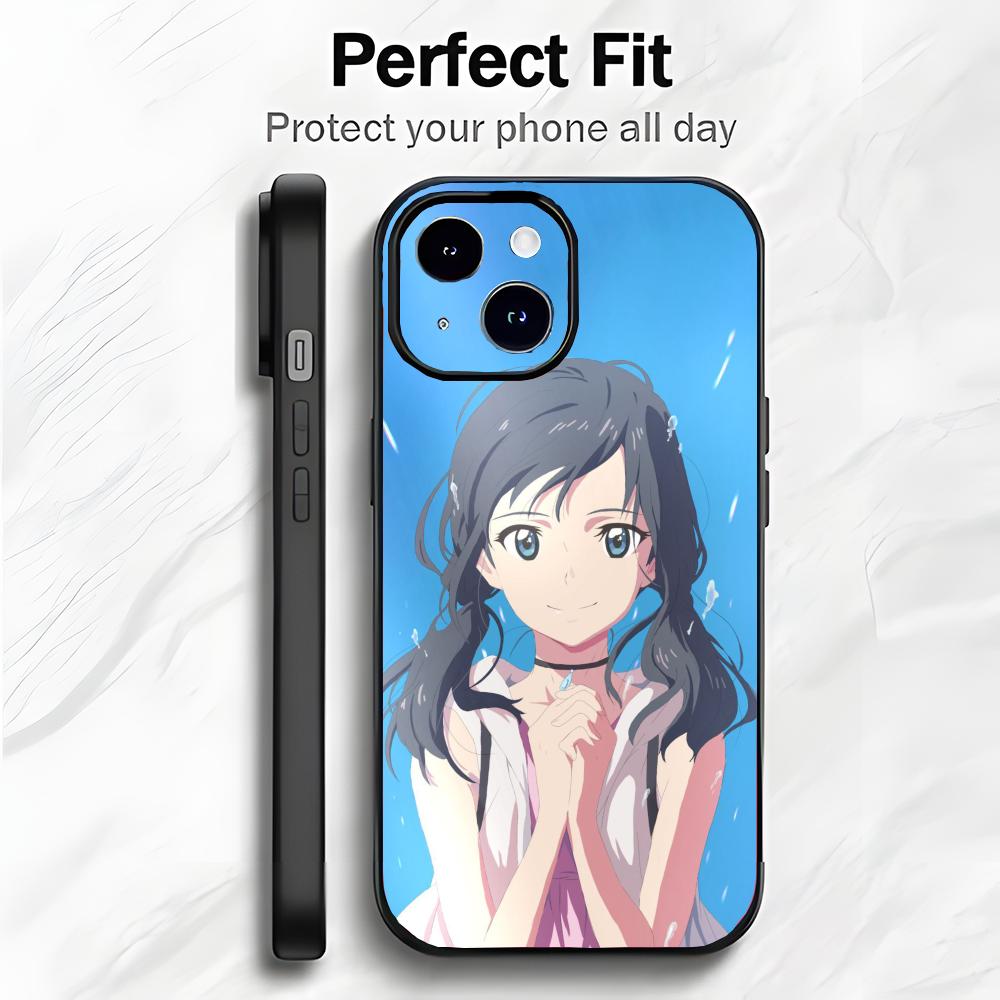 Romantic Anime W-Weathering With You Phone Case Phone Case Soft Packaging Lightweight For iPhone17 16 15 14 13ProMax