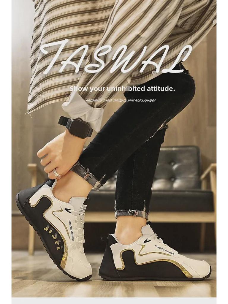 Herren Wasserdichte Leder Reiseschuhe - Große Größe, Rutschfest, Allround Herbst Sportliche Freizeit Schuhe