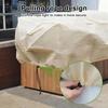 Rectangular Planter Box Cover Winter Freeze Protection Cover with Drawstring Planter Box Frost Protection Cover for Plants