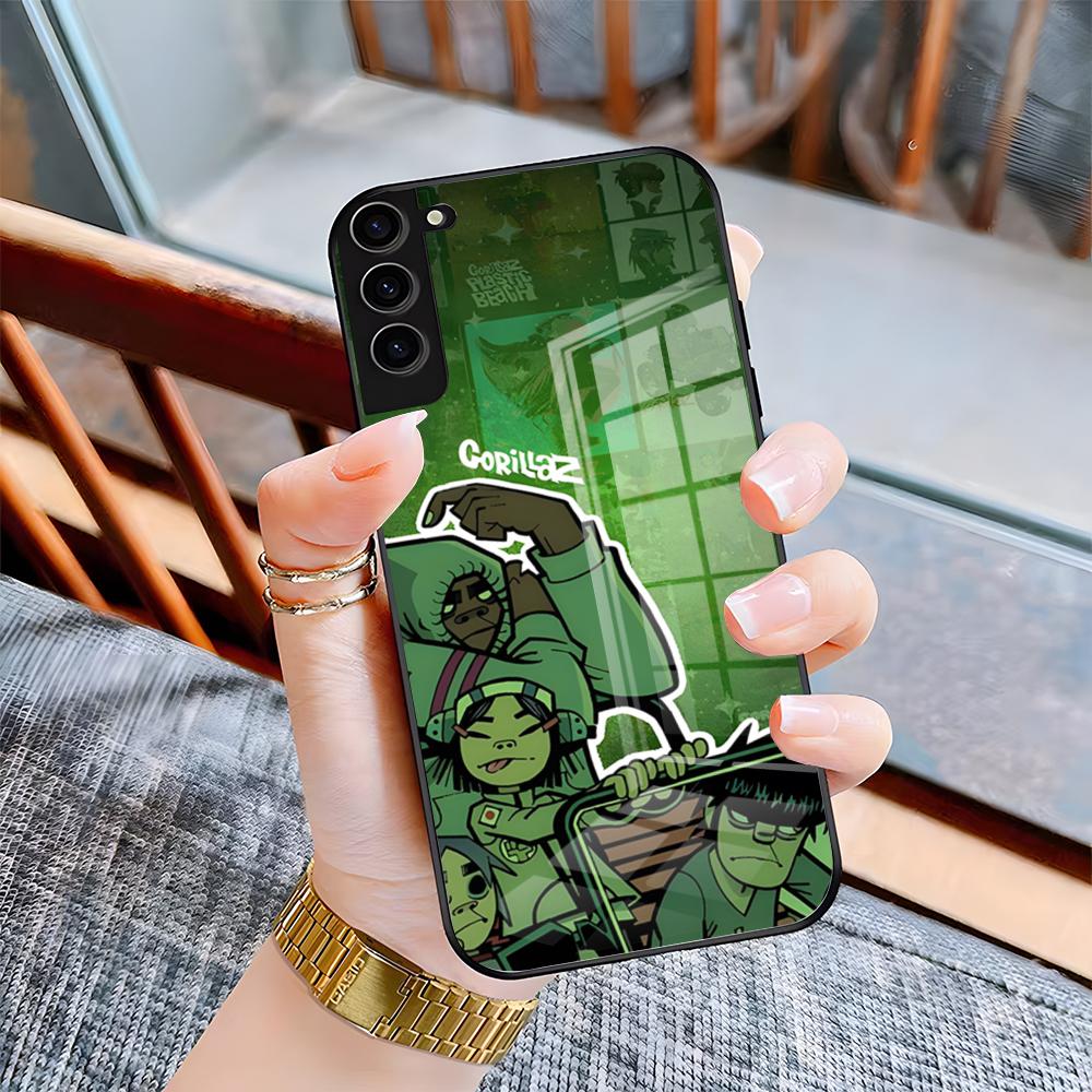 

Anime Rock Band Gorillaz Phone Case For Samsung A25 A13 A33 5G A54 A36 A35 A56 A52 A14 Shockproof Glass Cover Samsung A14