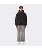 Keoseuuteommellou Gray Dyed Woven Layered Hoodie Cwtas26112Gyd