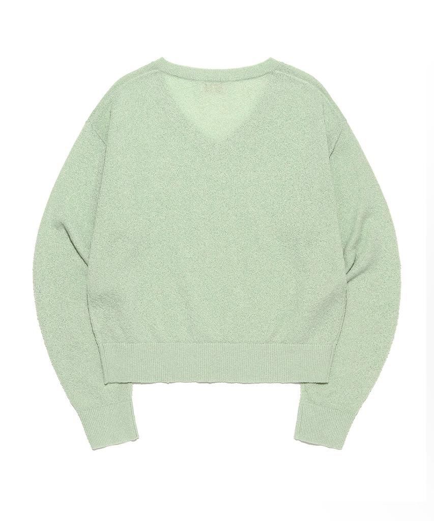 LEE Women'S V-Neck Knit Light Green