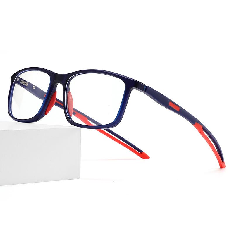 New Ultralight Anti Blue Light and Anti Slip Student Sports Frame gentlemen Eyeglasses TR90 Basketball Optical Prescription Glasses for daily use