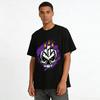 Dark Skull Candle Flame Graphic Print Casual Top Pure cotton T-shirt