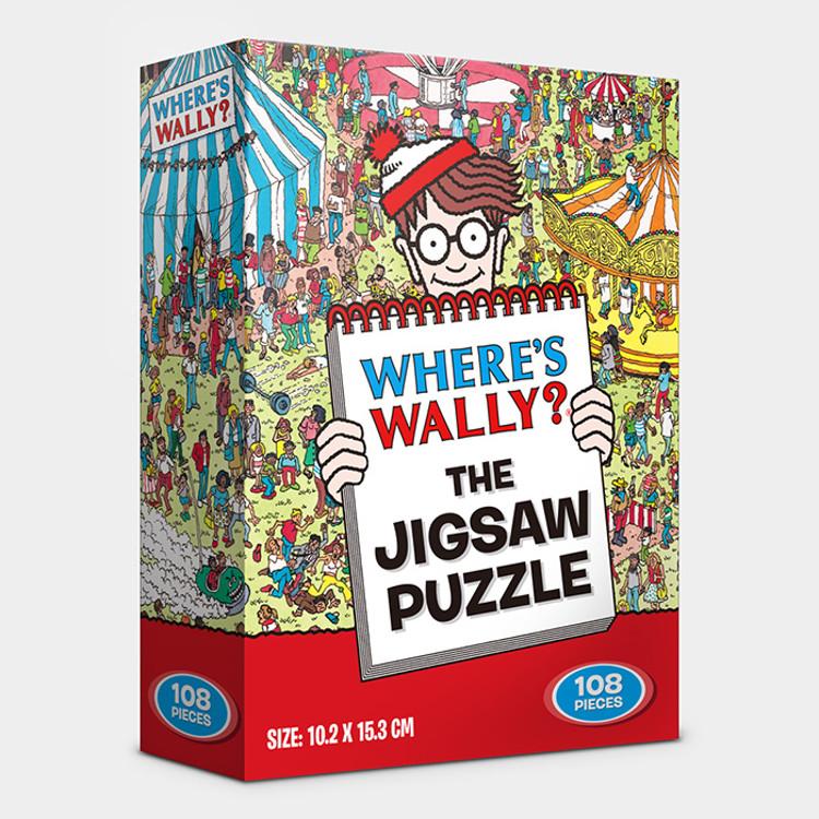 108 Piece Jigsaw Puzzle - Find Wally Amusement Park (Mini), popular Korean puzzle