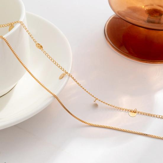 Waist Chain Double Layers Full Luster Dress-up Belly Belt Waist Chain Accessories for Daily