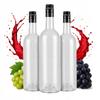 10x Bottiglia Per Vino 750ml Trasparente Bottiglie Per Vino Succo 0,75L Con Tappo A Vite