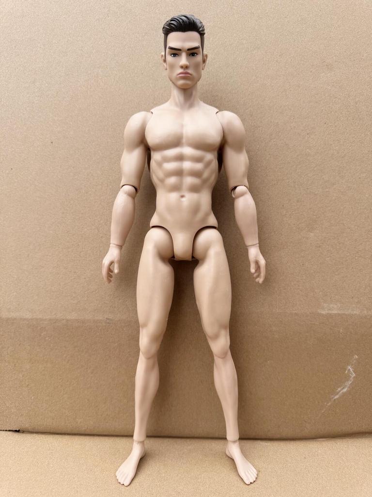 1/6 Jungenpuppe Männliche Figuren Gelenke Beweglich Solide 30cm Puppen Kinder DIY Spielzeug Geburtstagsgeschenke