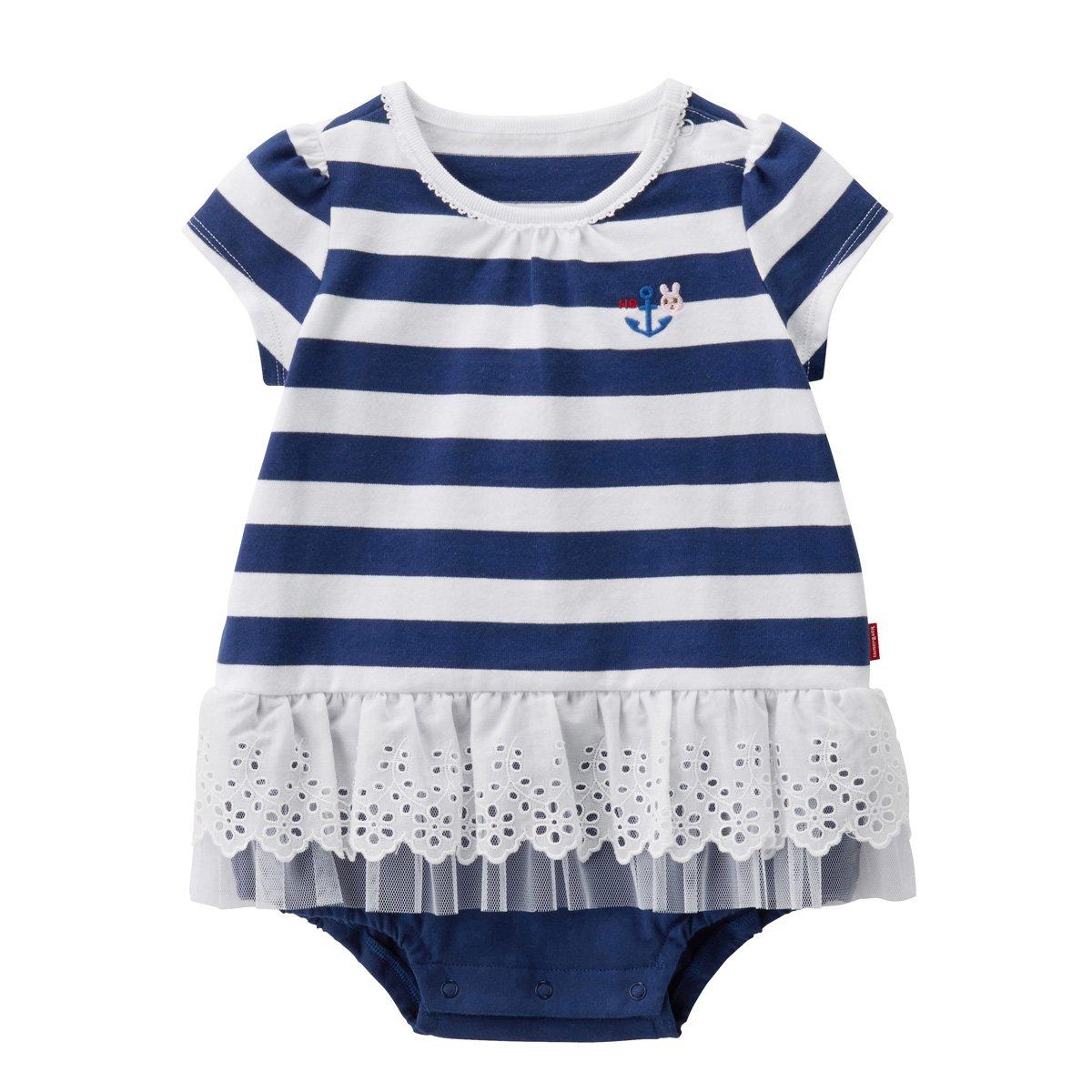 

ПЛАТЬЕ HOT MIKIHOUSE HOT BISCUITS С БЛУМЕРАМИ 70см Темно-синий [MIKIHOUSE BISCUITS] Платье 72-1901-264