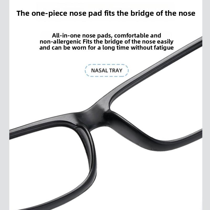 Retro Small Square Frame Eyeglasses Ultra Light Comfortable Without Lenses for Men Women Classic Fashionable