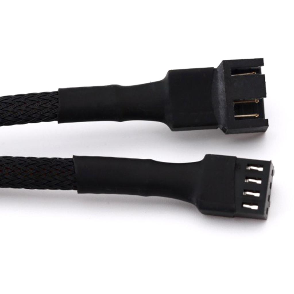4 Pin Pwm Connector Case Fan Extension Power Cable For Compure Cpu Cooling