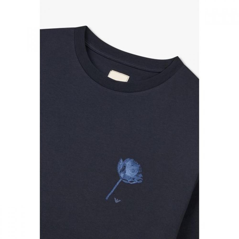 Emporio Armani Men S Floral PrinT CoTTon T ShirT A515126077