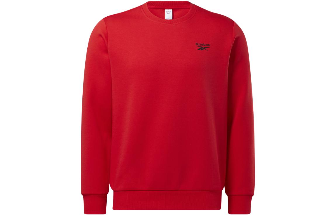 Reebok Sweatshirts Unisex Red Crew Neck Moderate Regular HF8535 XL